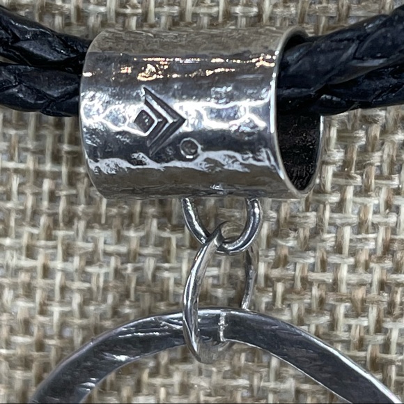 SILPADA Leather & Sterling Silver Necklace N1499 - Picture 8 of 9